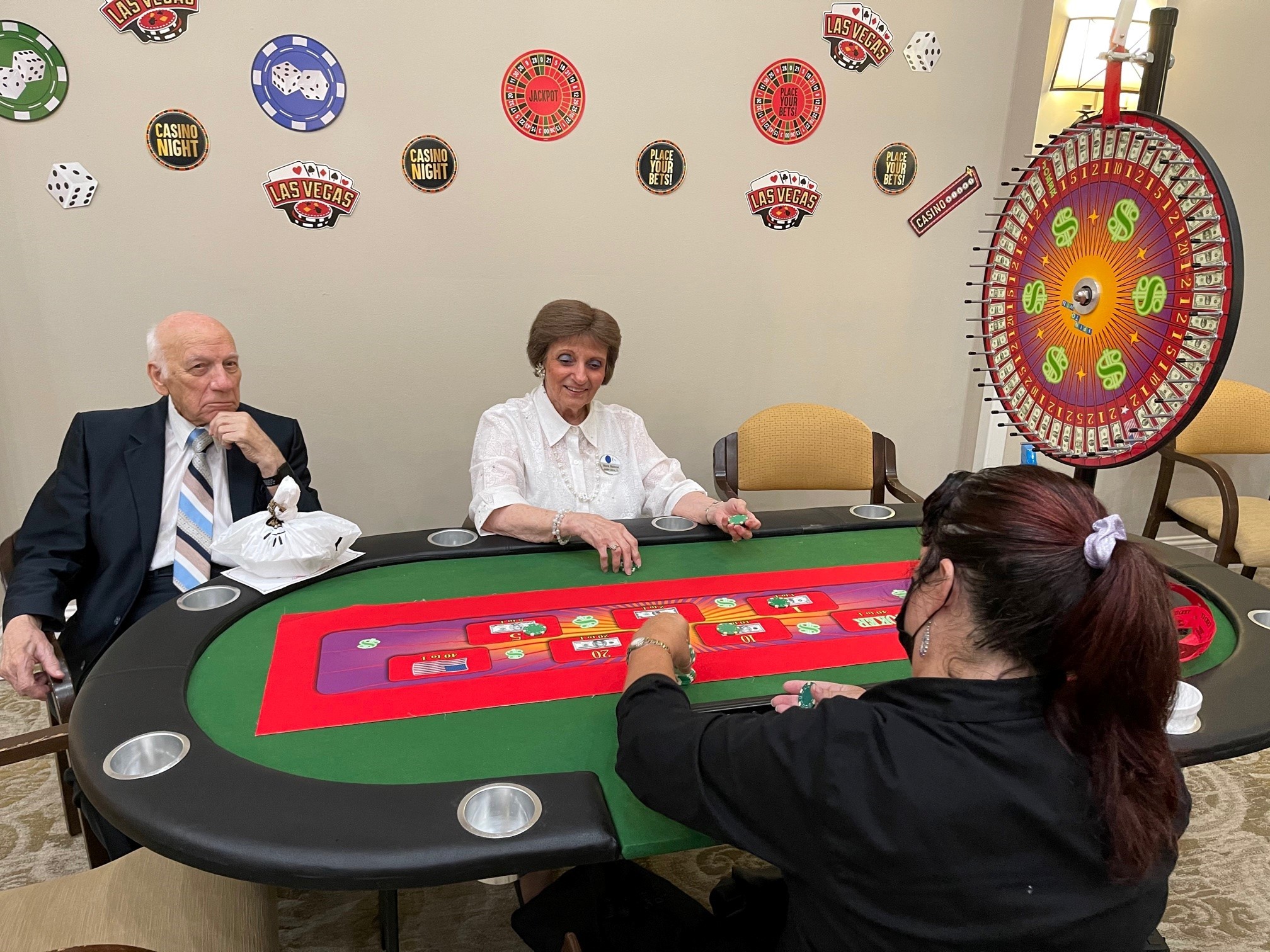 Table top Money Wheel